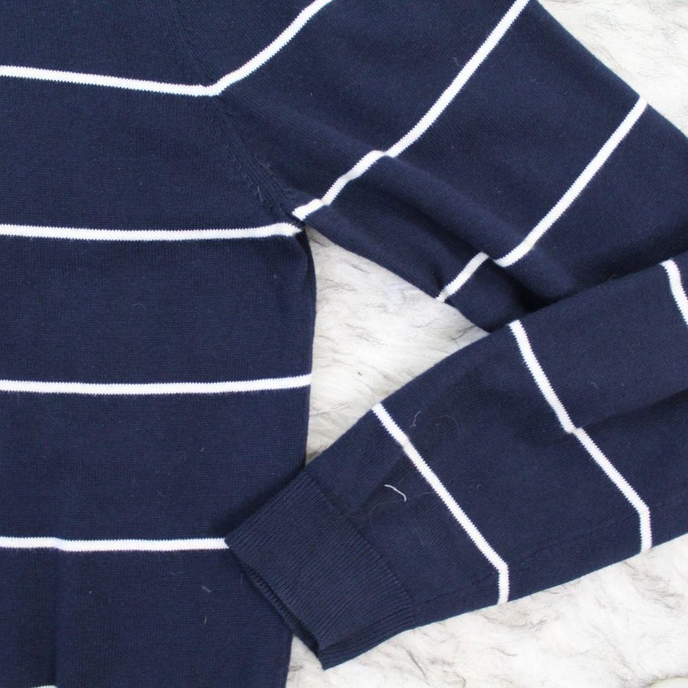 Brooks Brothers “346” Men’s Cotton Striped Sweater - Picture 5 of 6